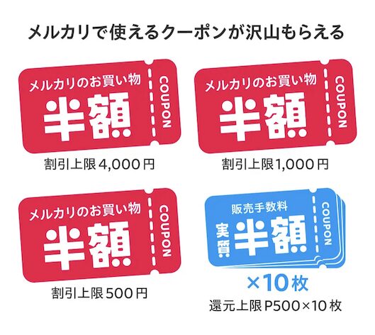 メルカードの入会キャンペーン（公式サイト）：内訳3