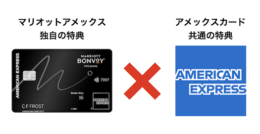 マリオットアメックスの特典は大きく2種類