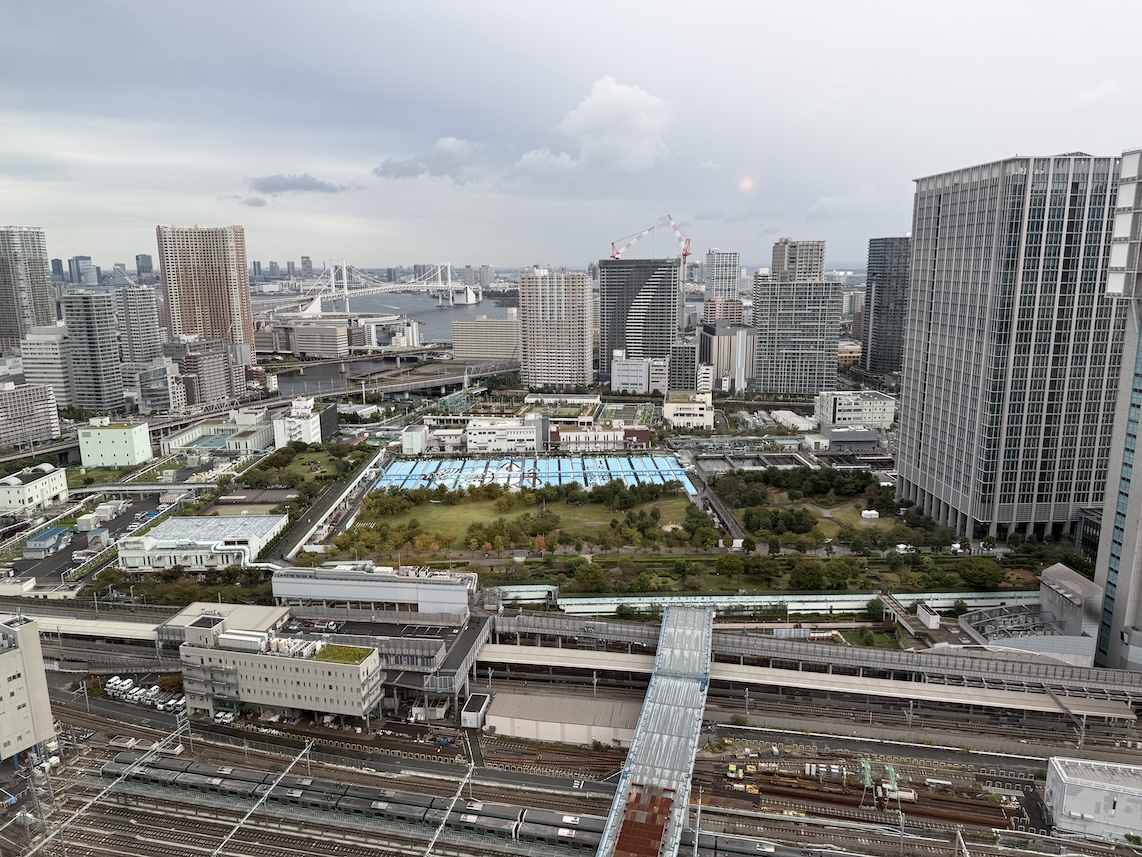 JWマリオットホテルの客室：眺望