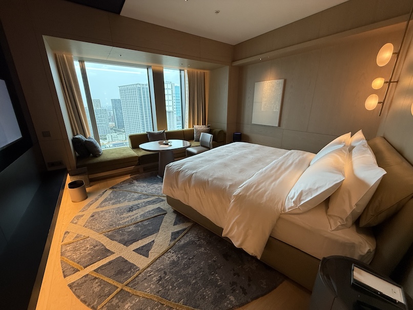 JWマリオットホテルの客室：ベッドルーム（全体像）