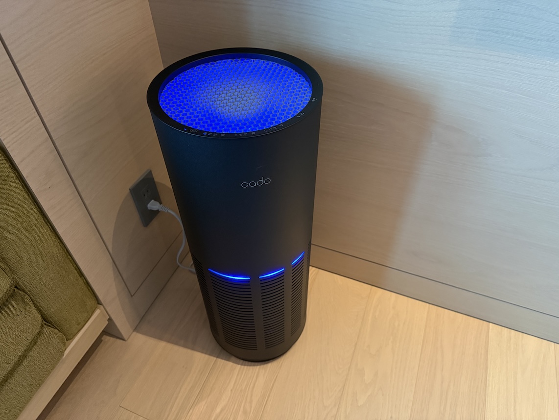 JWマリオットホテルの客室：その他設備（空気清浄機）