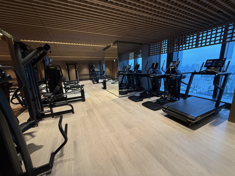 JWマリオットホテルのジム：全体像