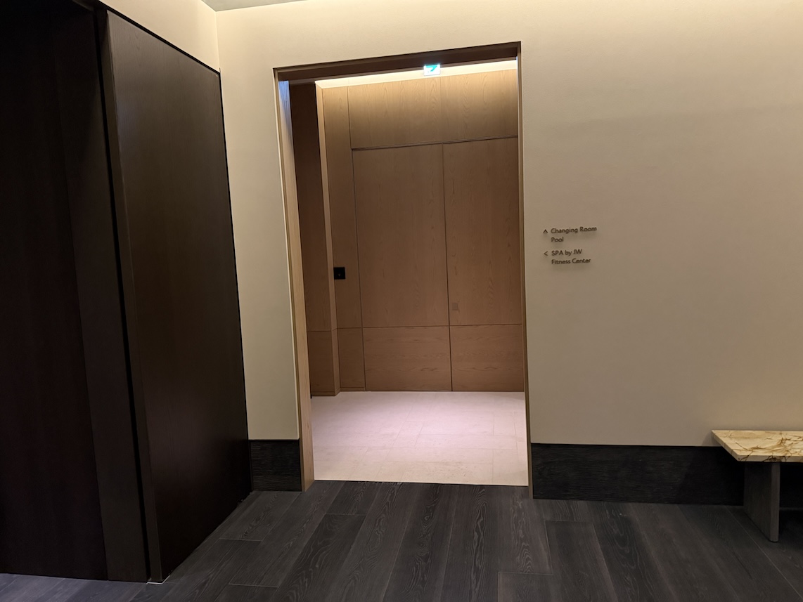 JWマリオットホテルのサウナ：ロッカールーム