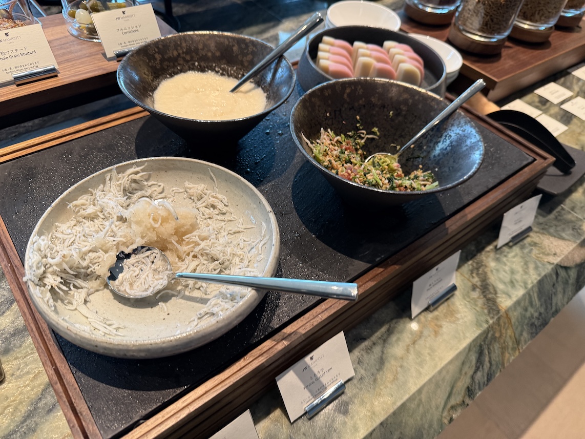 クラブラウンジのカクテルタイム:フード(和食2)