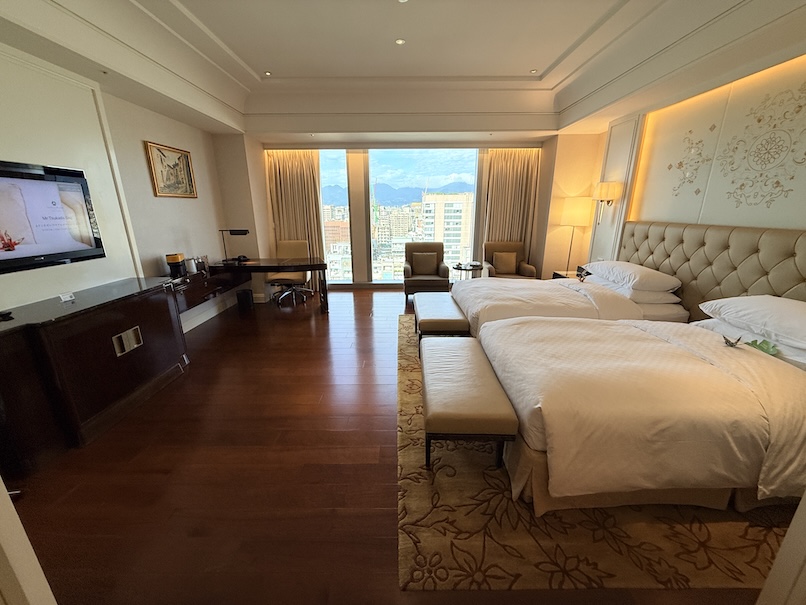 オークラプレステージ台北の客室:寝室(全景)