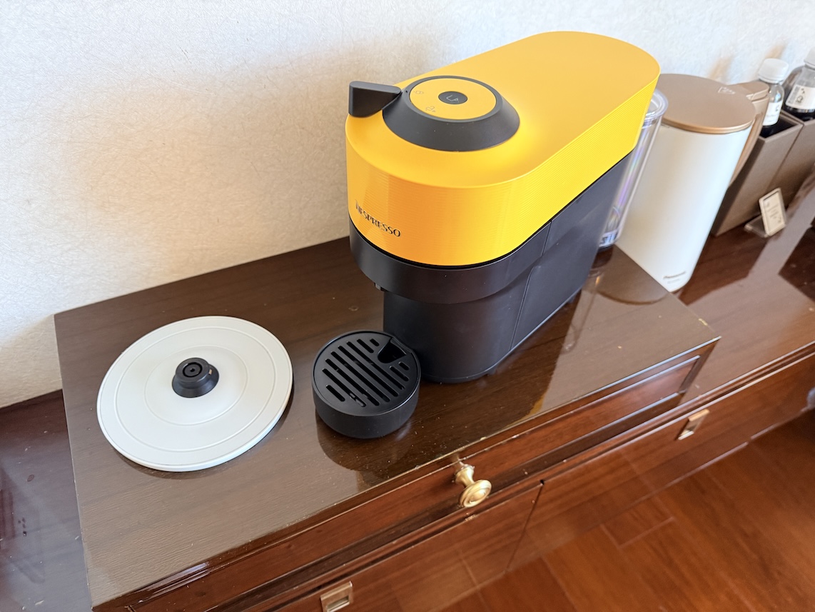 オークラプレステージ台北の客室:ミニバー(コーヒー)