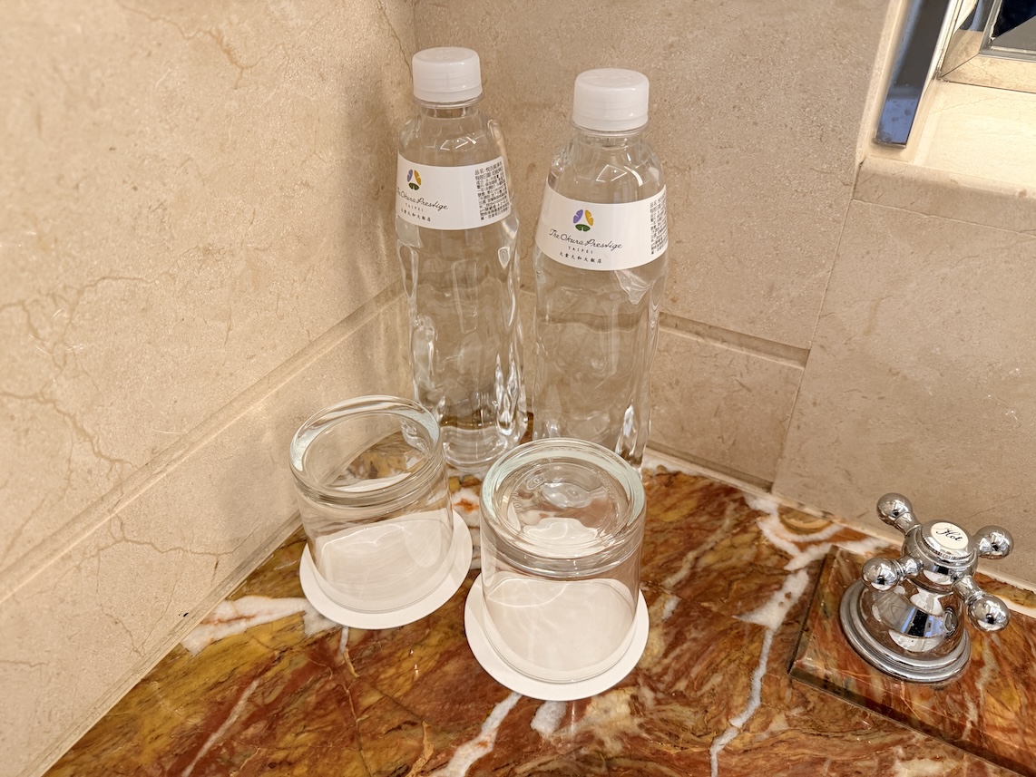 オークラプレステージ台北の客室:バスルーム(水)