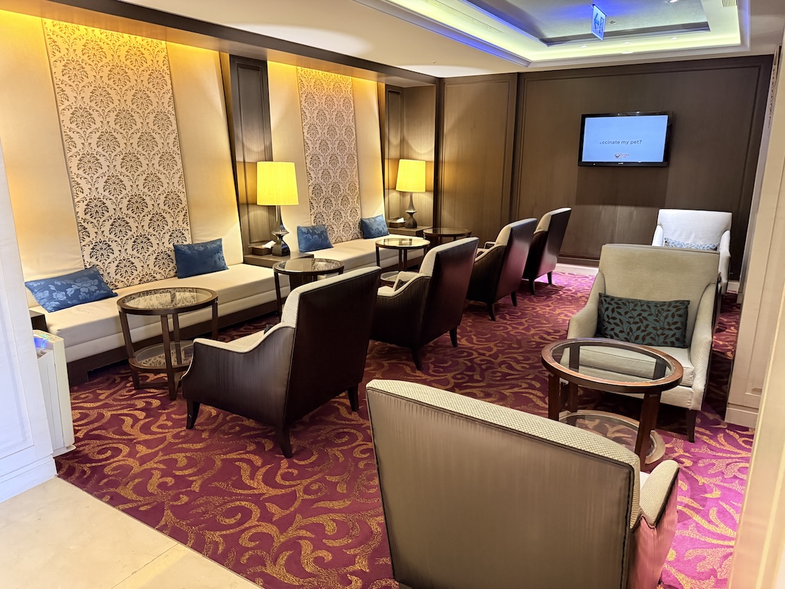 オークラプレステージ台北のフィットネス:ラウンジ(全景)