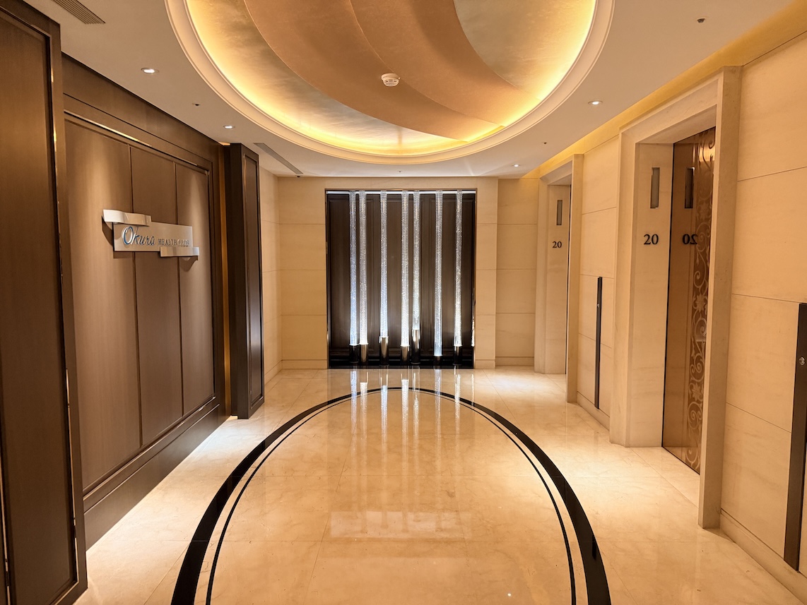 オークラプレステージ台北のフィットネス:エレベーター