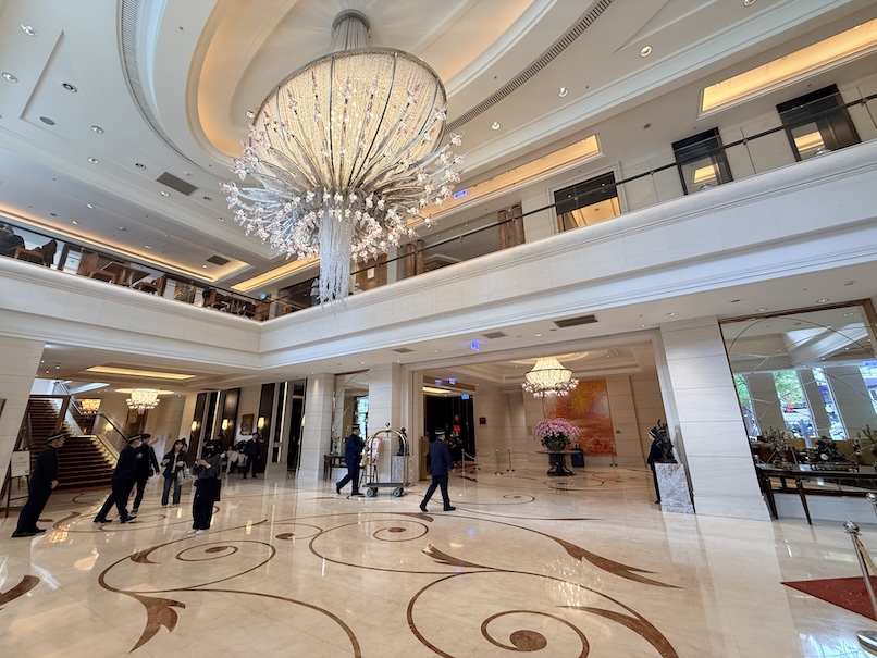 オークラプレステージ台北のロビー(全景)