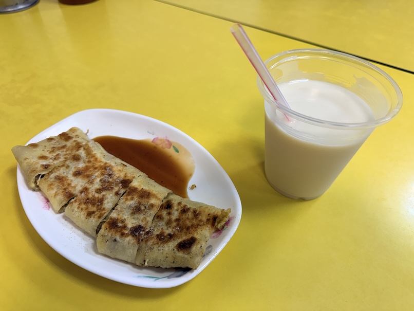 オークラプレステージ台北の朝食:世界豆漿大王(食事1)