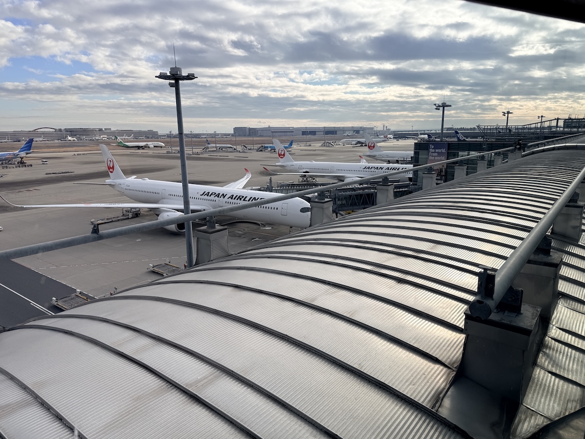 羽田空港「センチュリオンラウンジ」の眺望