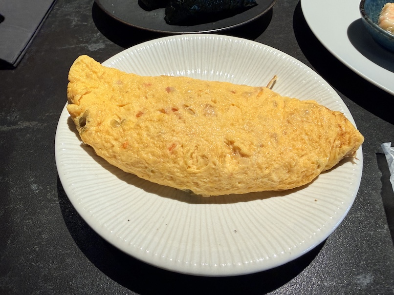 羽田空港「センチュリオンラウンジ」のライブキッチン（卵料理2）