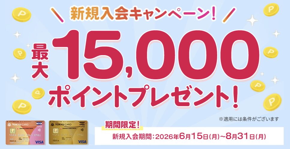 東急カードの入会キャンペーン:概要