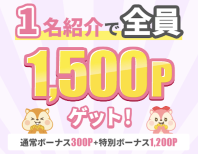 6月限定「友達紹介キャンペーン」：ポイント数の内訳①
