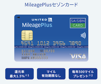 MileagePlusセゾンカード